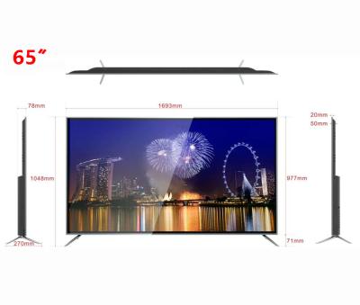 China 400 Nissen-Flüssigkeits-Crystal Display Fernsehen Fernsehen Android 8,0 65 Zoll Lcd-Smart zu verkaufen