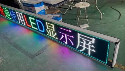 China RoHS Programmeerbare P10 RGB LEIDENE Venstertekens voor Winkel Te koop