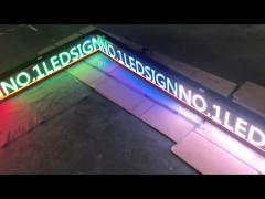 Indoor RGB LED Window Display Signs For Shop Decoration