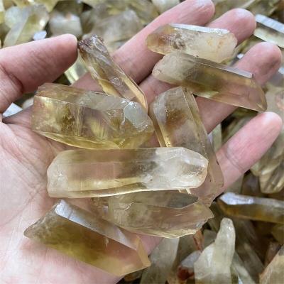 China Wholesale Europe Quartz Crystal Wands Tower Quartz Citrine Points For Sale for sale