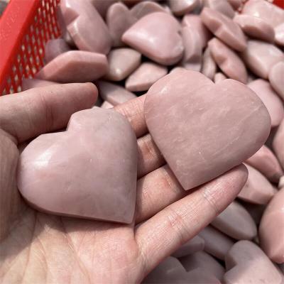 China Australian Pink Opal Hearts Gemstone Gemstone Europe Devine Loose Natural Color Gemstones Pink for sale