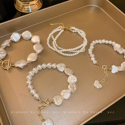 China Vintage Pearl Fashion Irregular Bracelet for sale