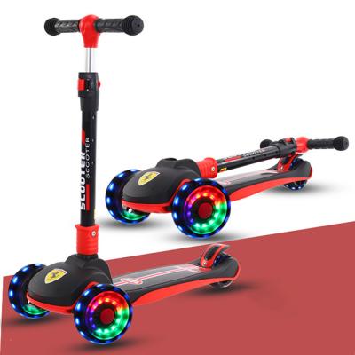 China Child Baby Kids Scooters Luminous Wheel Outdoor 2 Wheels 3 Three in 1 Toys Kick Scooters Foot Scooters for sale