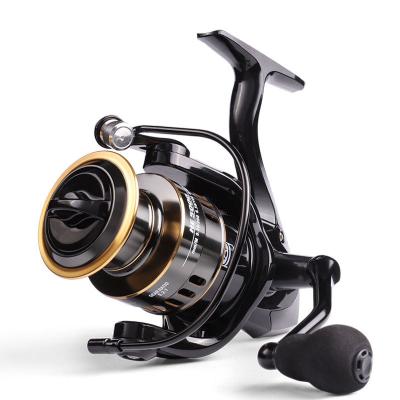 China LEFT HAND Outdoor Fishing Reel All Reel Saltwater Reel Fishing Accessories 8KG Max Drag Handle Line Metal Spool for sale