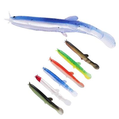 China 3D printed soft bait glue bait simulation loach 2.5g pvc 73mm fish body soft musk insect soft bait for sale