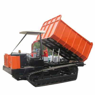 China Easy Operation Safety Convenience Crawler Dumper 1 Ton 2 Ton 3 Ton 4 Ton 5 Ton Small Dump Mini Dump Loader Full Terrain Truck Mini Transport Diesel Tipper Tractor for sale