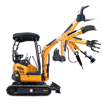 China Safety Easy Convenience Operation Mini Excavator 0.8 Ton 1 Ton 2 Ton 5 Ton China Small Mini Excavator With Backhoe Loader Trailer Diggers Mini Crawler Excavator for sale