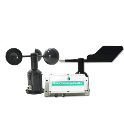 China Wind Power Detection Wind Speed ​​Anemometer Outdoor Pulse Signal Produced Aluminum Alloy Sensor Project Weather Monitoring Construction for sale