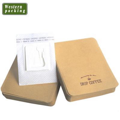 China Drip Coffee Moisture Proof Filter Bag And Embossed Colors Film Pouch Bag And Drip Coffee Bag Package Outer Box for sale