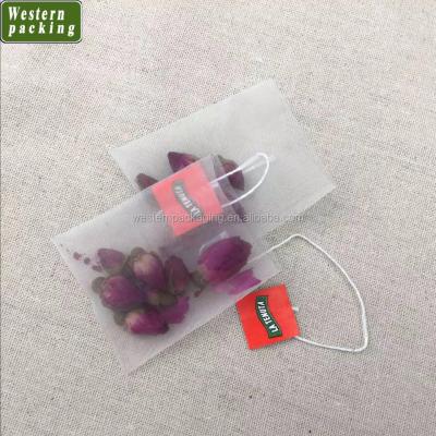 China BIODEGRADABLE Nylon Pyramid Mesh Teabags Triangle Shaped Tea Bags Nylon Bags For Tea for sale