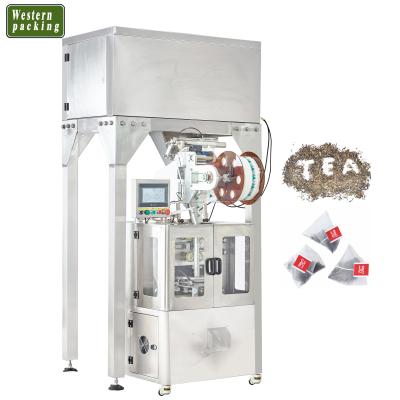 China Tea& automatic herb maker tea bag packaging machine, nylon triangle tea bag packing machine for sale