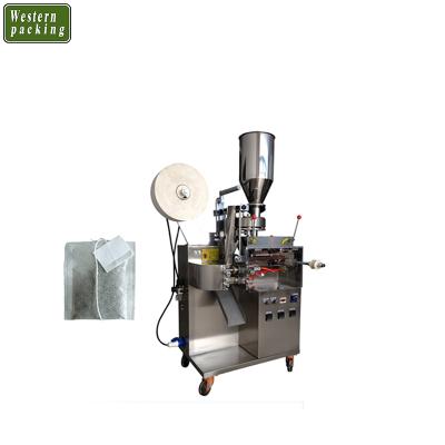 China Inner and outer bag pyramids tea/tea leaf bag making small business packing machine price for sale