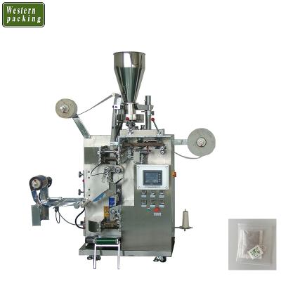 China Automatic portable inner and outer bag tea packaging machine for filter paper tea bag machine packaging for sale