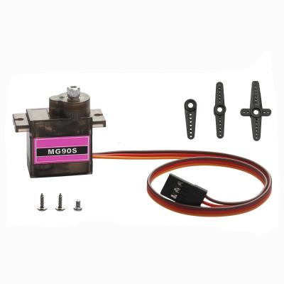 China Standard Metal Gear RC Micro Servo 9g MG90S for  450 RC Robot Helicopter for sale