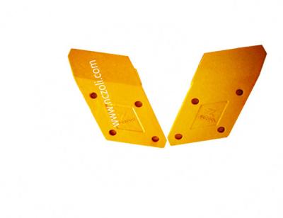 China Alloy Steel PC200 4 Holes Excavator Bucket Side Cutter PC100 PC300 PC60 for sale