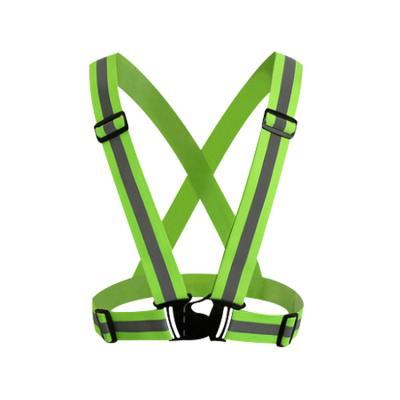 China Water Proof Good Quality High Standard Eco-friendly Running Belt Led Reflective Vest Stretch Straps for sale