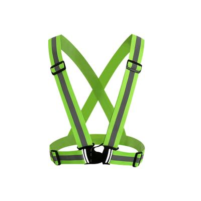 China Safety High Visibility Factory Price Water Proof Vest Stretch Reflective Stretch Straps Wholesale Elastic Belt for sale