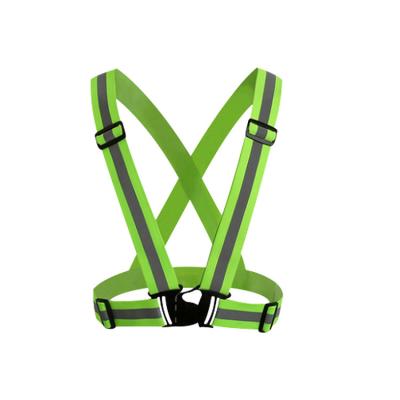 China Water Proof Manufacturer Supply High Standard Eco-Friendly Luminous Waist Belt Vest Stretch Reflective Stretch Straps for sale