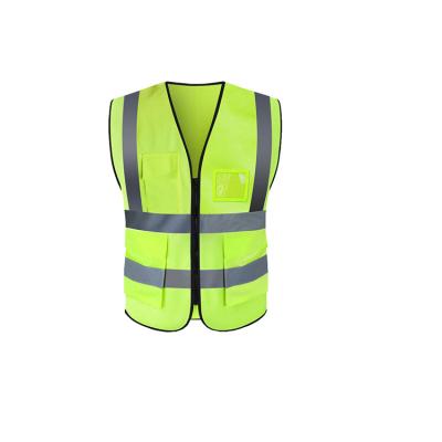 China Water Proof Low Price High Visibility Quality Construction Safety Emergency Led Reflective Vest With Pockets for sale