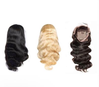 China Silky Straight Wave Bleached Knots Pre Plucked Brazilian Transparent Lace Front Wigs With Baby Hair 180% Density Body Wave Hair 13x4 13X6 HD for sale