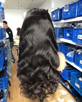 China Straight Body Wave 30 40 Inch 180% Density 13x6 13x4 Hair Transparent Frontal Wigs for sale