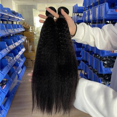 China Wholesale Good Quality Body Wave Curly Straight Double Drawn Cuticle Aligned Brazilian Virgin Hair Bundles for sale