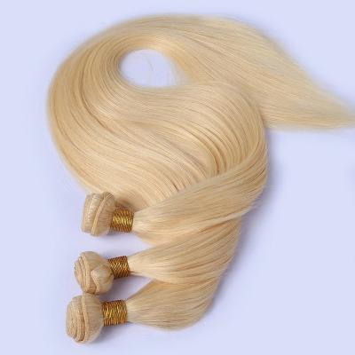 China Human Hair 26 Cuticle Aligned Hair 28 30 Inch Brazilian Hair 613 Blonde Hair Bundles Straight Bundles Virgin Hair Weave for sale