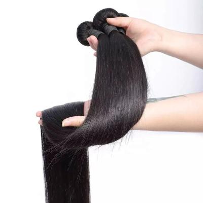 China Cheapest Lace Front Wig Silky Straight Wave Hair 20 22 24 26 28 30 32 34 36 38 40in Straight Hair Bundle Deals With Closure Headband In Stock for sale