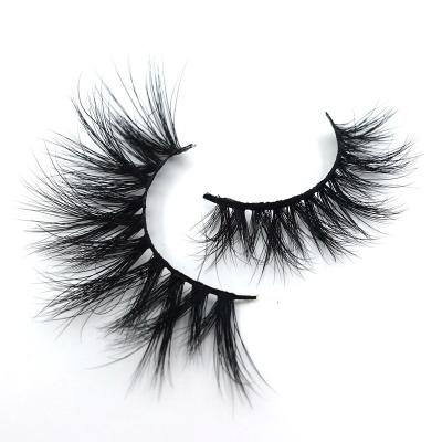 China 2022 new style hot cruelty natural long sales free 3d mink eyelashes 25mm length big eyelash in North America for sale