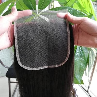 China Silky Straight Swiss Lace Wave HD Film Lace Closure/Thin Frontal/Wig With Preplucked Baby Hair for sale