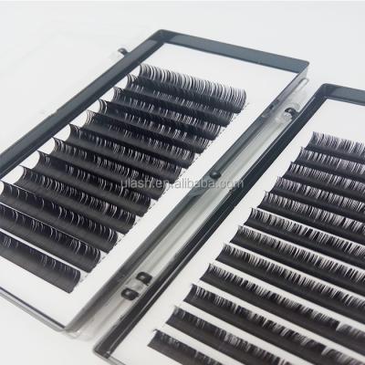 China Double 11 eleven promotion silk tweezers 0.20 0.05 0.07 0.15 Russian C cc D volume eyelash extensions 8-15 for sale