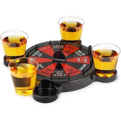 China 4pcs Entertainment Roulette Shooting Glass Hilarious Party Drinking Game for sale