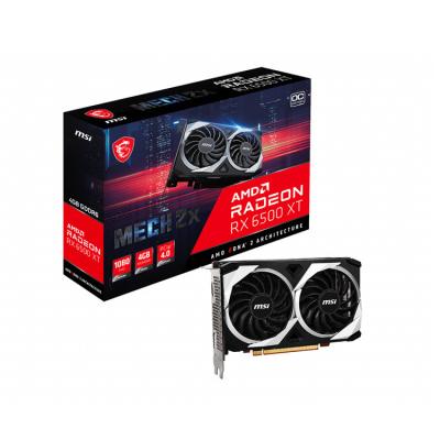 China New MSI AMD Radeon RX 6500XT 2X 4gb Gpu Workstation MECH graphics card for sale