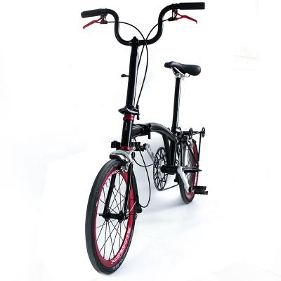 China Travel Folding Bike For Sale, 20 Inch 6 Speed ​​Titanium Urban Folding Bike for sale