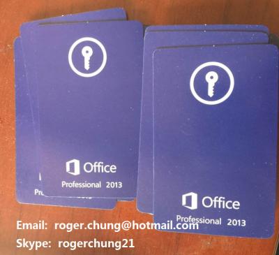 China Fast delivery Microsoft Office 2013 Professional Product Key Cards free shipping for sale