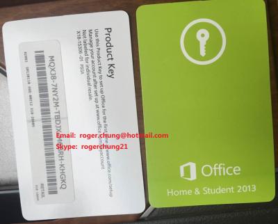 China Fast delivery Microsoft Office 2013 Home Student Product Key Cards free shipping for sale