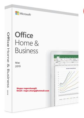 China Microsoft Office Home & Business 2019 (Mac) for sale