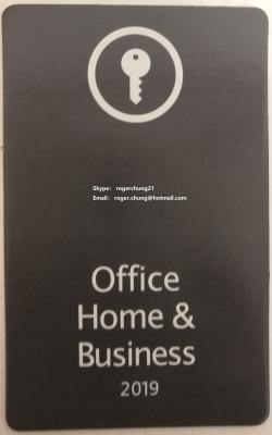 China Ms Office 2019 Home Business Product Key Card for sale