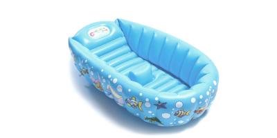 China Portable Baby Sunshine Baby Bathing Tub Cushion Pool Toys Small Baby Bath Tub Eco-Friendly Soft Inflatable Support Sustainable Bathtub for sale