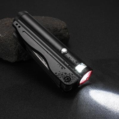 China Multifun Camping Flashlight With Knife Set Mini Multifunctional LED Flashlight For Night Walking With Best Design for sale