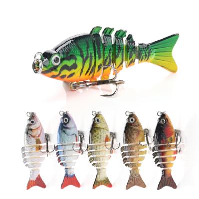 China ABS Hard Plastic 5cm 2.5g Multi-jointed Swimbait Jointed Fishing Lure Factory Wholesale Make Good Price Sea Fishing for sale