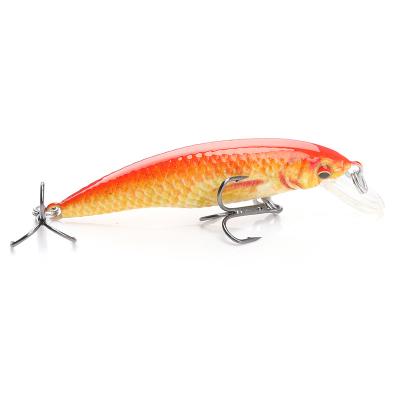 China Super Quality 3D Activity 50mm ABS Plastic 2.2g Outdoor Minnow Hard Lure Fishing Eyes Fishing Lures With Treble Hooks Wobbler Artificial Bait for sale