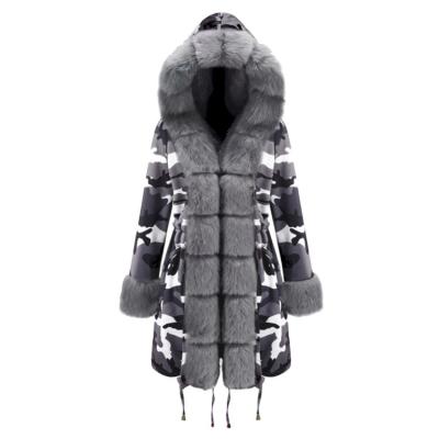 China Wholesale Custom Made Anti-wrinkle Fashion Winter Women Coat Cotton Warm Thick Loose Women's Collar Woolen Coats for sale