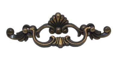 China Antique Cabinet Handles Furniture Hardware Double-holes Design for sale