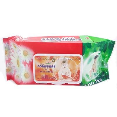 China Body Cleansing 100 PCS Baby Cleansing New Comfortable Soft Disposable Wet Wipes Baby Cloths for sale