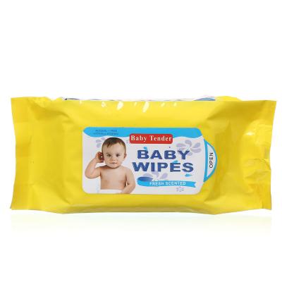 China Wholesale Price Small Quantity Order Acceptable Nonwoven 80pcs Baby Cleaning Cloths for sale