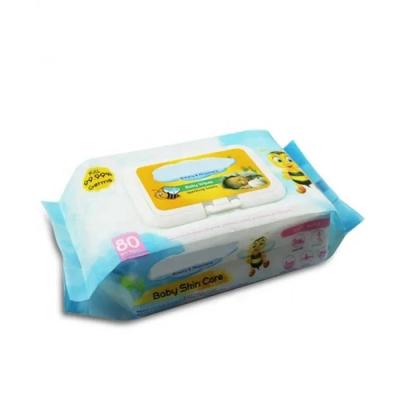 China Super Soft Pure Water Cheap Cleaning Factory Customized Non-alcohol Wet Baby Wipes Wet Wipes for sale