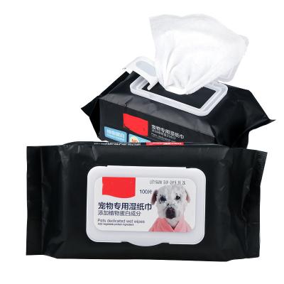 China Cleaning Pet Wipes For Dogs &Cats Refresh Cleaning Wipes Pet Paws Wipe for sale