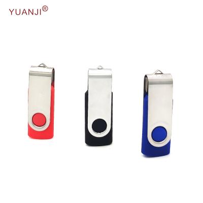 China USB 4GB 8GB 16GB 32GB 64GB 128GB Colorful ABS Plastics + Metal USB 2.0 Swivel Flash Drive for sale