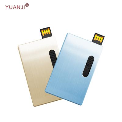 China Metal China Supplier Credit Card Style Transparent Card 16GB Memory USB Drive for sale